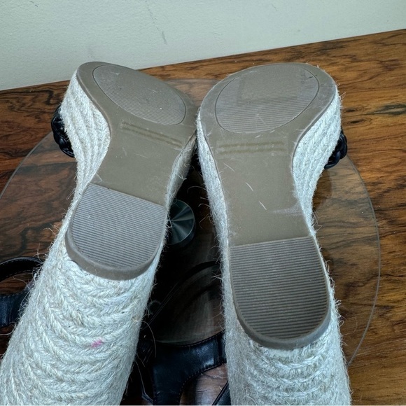 BP. Goldie Braided Wedge Sandal in black - Picture 15 of 15